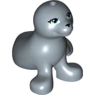 Animal, Seal / Sea Lion with Medium Azure Eyes Print