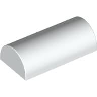 Brick Curved 2 x 4 Double, No Studs, with Groove