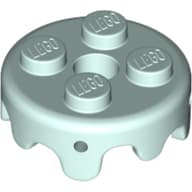 Plate Special Round 2 x 2 with Melting Drops/Icing on Sides