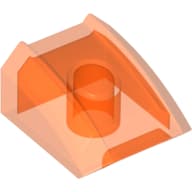 Slope Curved 2 x 2 with Lip, No Studs