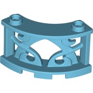 Fence Decorative 3 x 3 x 2 Quarter Round with 2 Studs