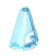 Tower Roof 2 x 4 x 4 Half Cone Shaped with Roof Tiles and Window