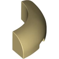 Brick Round Corner 3 x 3 x 1 No Studs