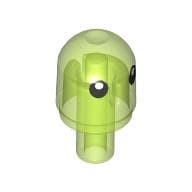 Light Cover with Internal Bar / Bionicle Barraki Eye with Black Eyes print (Z-Blob)