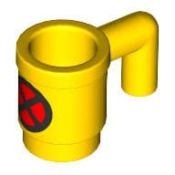 Equipment Cup / Mug with Red X-Men Logo print