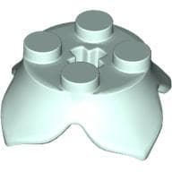 Plant, Leaves, Round 2 x 2 x 2/3 with + Axle Hole and 4 Leaf Extensions