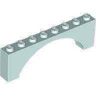 Brick Arch 1 x 8 x 2 Raised