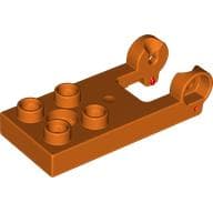 Duplo Plate 2 x 3 with 4 Studs and Reinforced Hinge