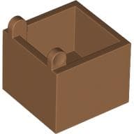 Container Box 2 x 2 x 1 1/3 with Hinge