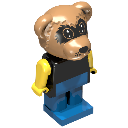 Fabuland Figure Raccoon