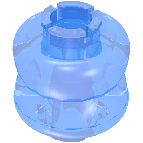 Clikits Bead, Connector Thick Small Double with 2 Pins