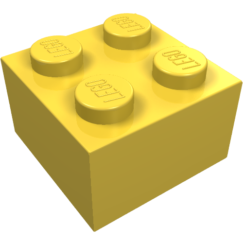 Brick 2 x 2 without Inside Ridges