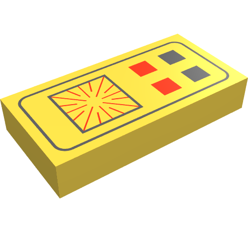 Tile 1 x 2 with Space Computer Print