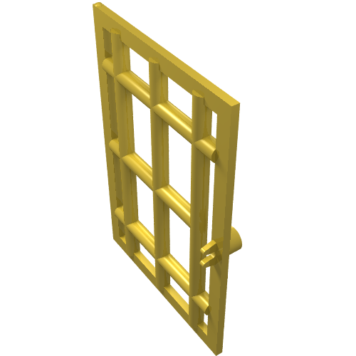 Door 1 x 6 x 7 Barred
