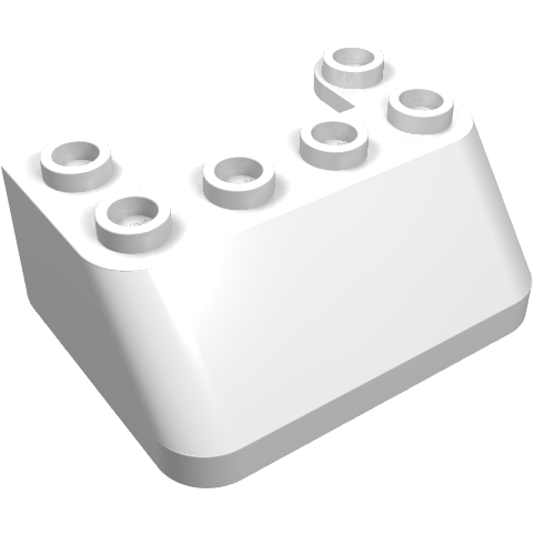 Windscreen 3 x 4 x 1 1/3 with 6 Studs on Top