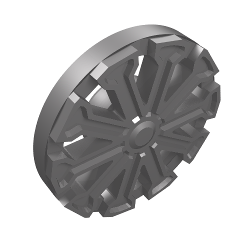 Wheel Cover 10 Spoke T Shape - for Wheel 18976