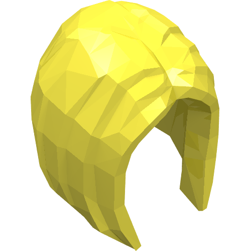 Hair Parted in Middle, Short Back, Long Front