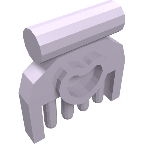 Equipment Animal Grooming Kit Comb, Small with Heart