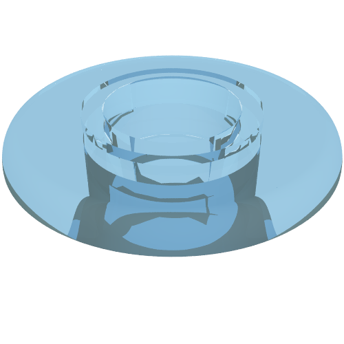 Clikits Bead, Ring Thin Large with Hole and High Connector