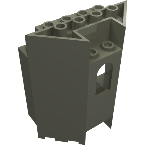 Panel 3 x 6 x 6 Double Wall with Arched Window