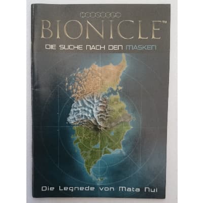 Booklet, Legend of Mata Nui