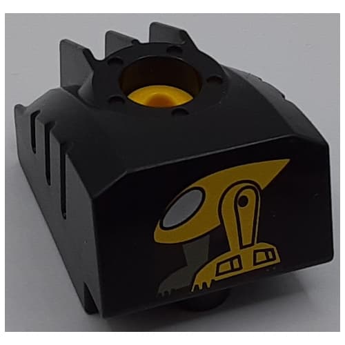 Duplo Toolo MyBot Engine Program Brick with Yellow Robot Print