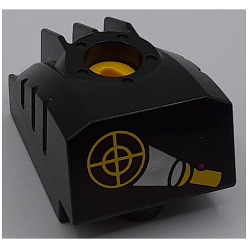 Duplo Toolo MyBot Engine Program Brick with Yellow Torch / Flashlight and Target Print