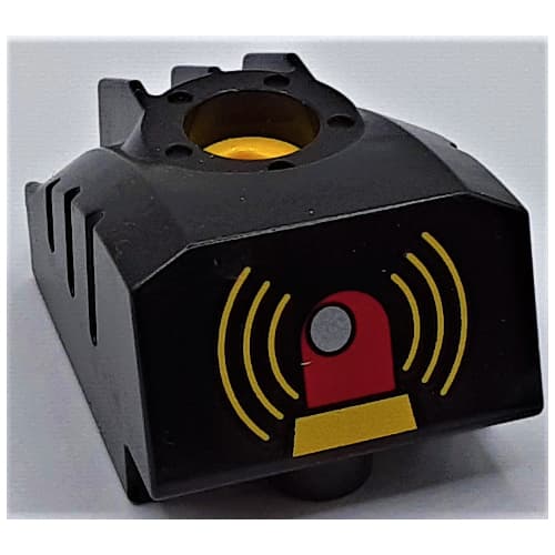 Duplo Toolo MyBot Engine Program Brick with Yellow Siren Print