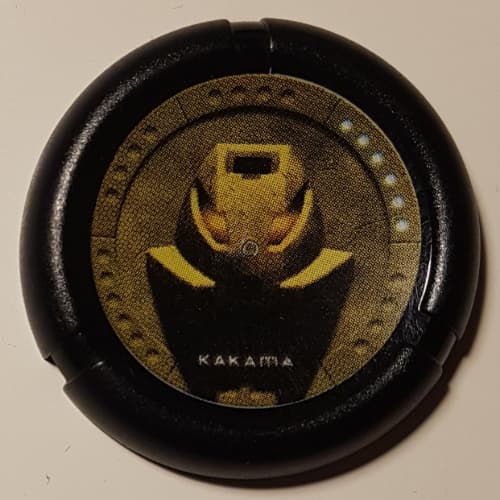 Large Figure Throwing Disk, Bionicle Mask Kakama Print