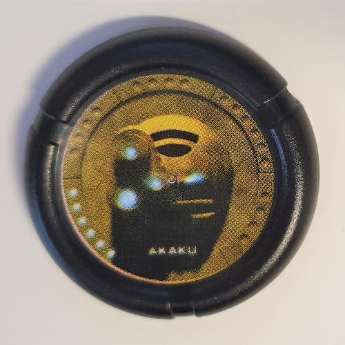 Large Figure Throwing Disk, Bionicle Mask Akaku Print