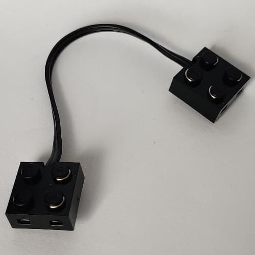 Wire with Brick 2 x 2 x 2/3 Pair, 15L