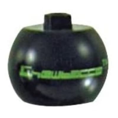 Pen Bead, Round Orb with Lime 'CHEWBACCA' Print