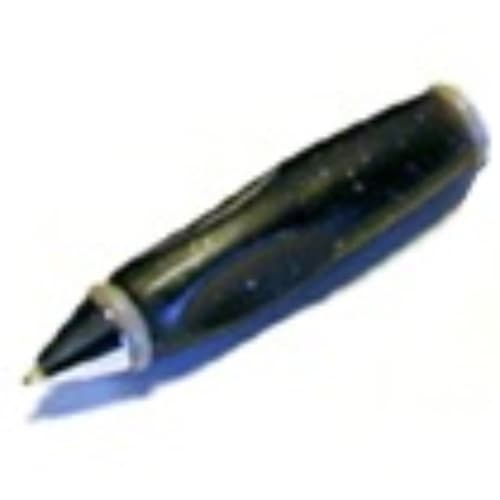 Pen Body, with Chrome Tip, Light Gray Ends, White Dots / Stars Print