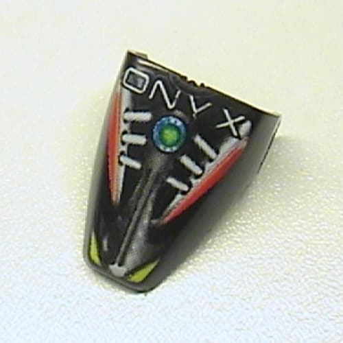 Large Figure Visor / Limb Cover, Armour with Onyx Print