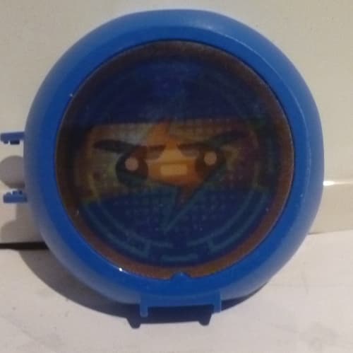 Pod, Round, Half Front with Ninjago Zane Logo Sticker
