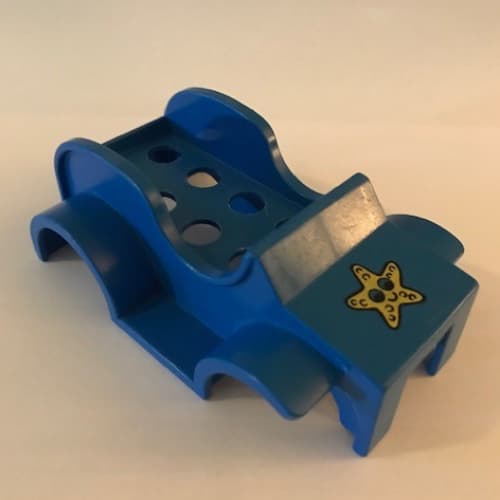 Duplo Car Body (Old Style) with Starfish Print