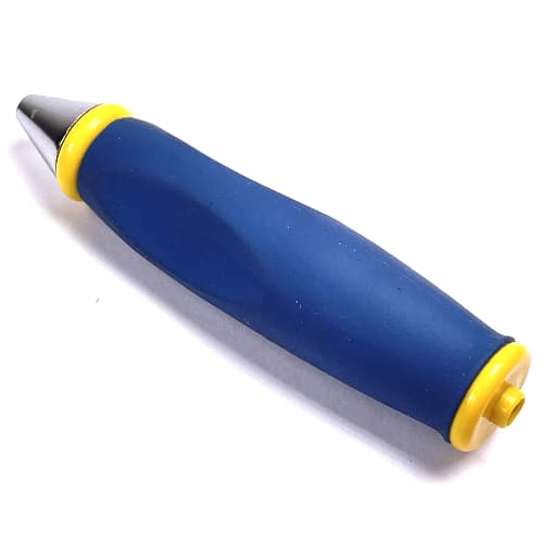 Pen Body, with Chrome Tip, Yellow Ends