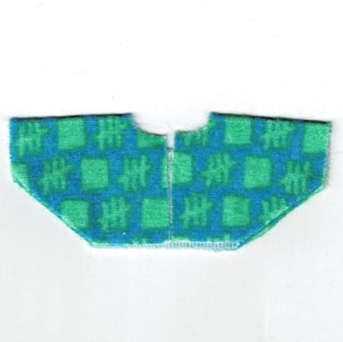 Scala, Baby Shirt with Green Squares and Lines Print