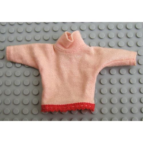 Scala, Sweater, Turtleneck Long Sleeve with Red Trim