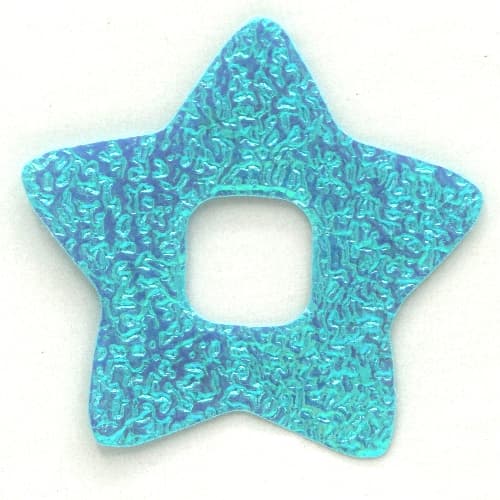 Clikits Icon Accent, Star 3 1/4 x 3 1/4 with Textured Surface