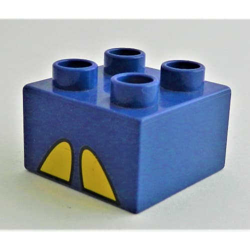 Duplo Brick 2 x 2 with Giraffe's Foot Print