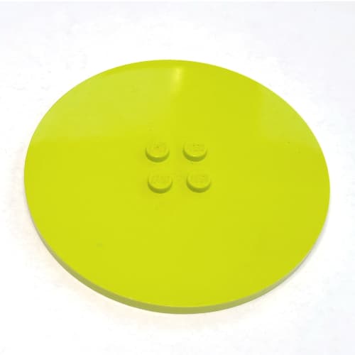 Plate Special Round 8 x 8 with 2 x 2 Center Studs without Groove