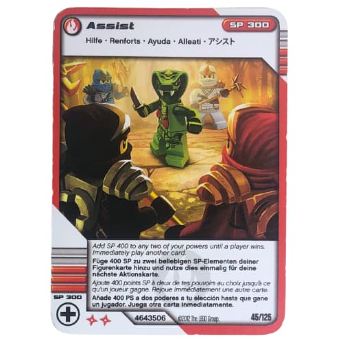 Trading Card, Ninjago Deck #2: 45 - Assist - International Version
