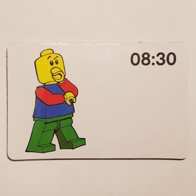 Activity Card, Time-Teaching 24-Hour Clock 08:30
