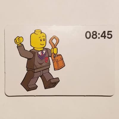Activity Card, Time-Teaching 24-Hour Clock 08:45