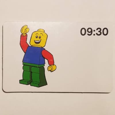 Activity Card, Time-Teaching 24-Hour Clock 09:30