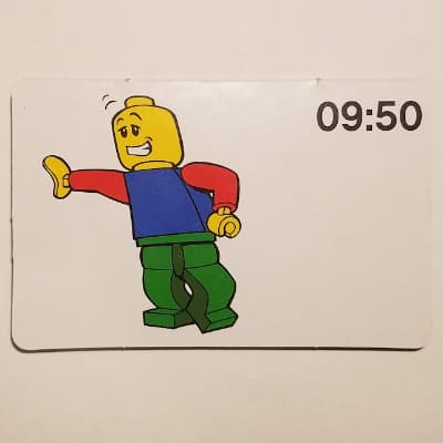 Activity Card, Time-Teaching 24-Hour Clock 09:50