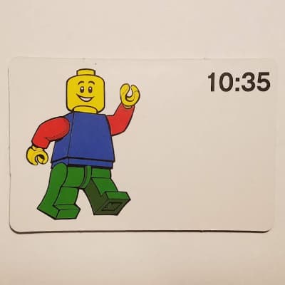 Activity Card, Time-Teaching 24-Hour Clock 10:35