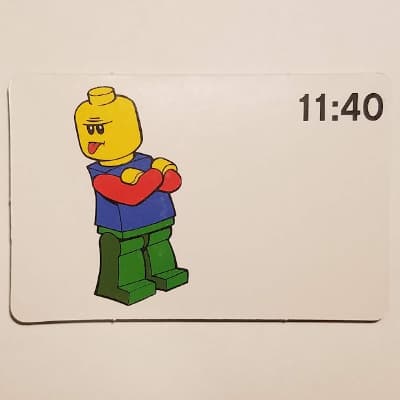 Activity Card, Time-Teaching 24-Hour Clock 11:40