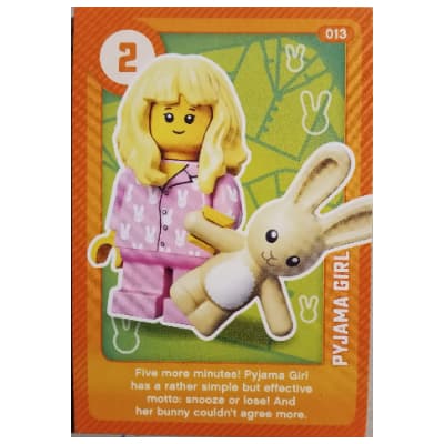 Trading Card, Create the World Living Amazingly - Pyjama Girl